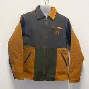 Custom Carhartt Reworked Color Block Jacket Size M